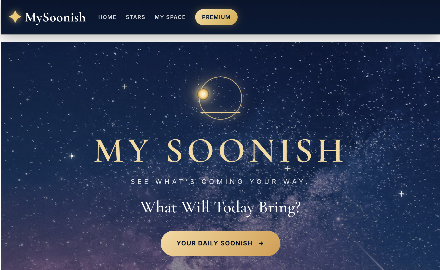 MySoonish interactive website design